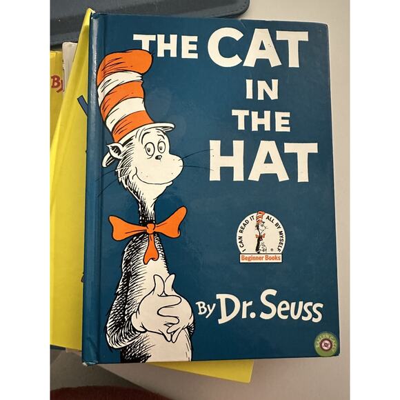 LOT x 7 Dr. Seuss Books Dictionary Big Dog One Fish Cat in Hat Wocket Pocket - Picture 15 of 16